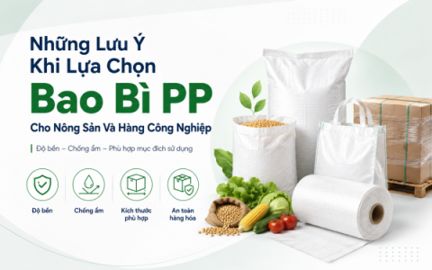 Những Lưu Ý Khi Lựa Chọn Bao Bì PP Cho Nông Sản Và Hàng Công Nghiệp